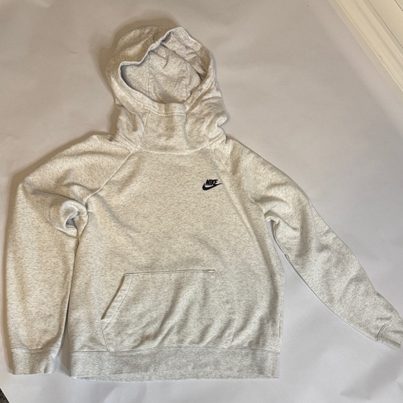 Nike Sweaters - Nike Light Gray Pullover Hoodie